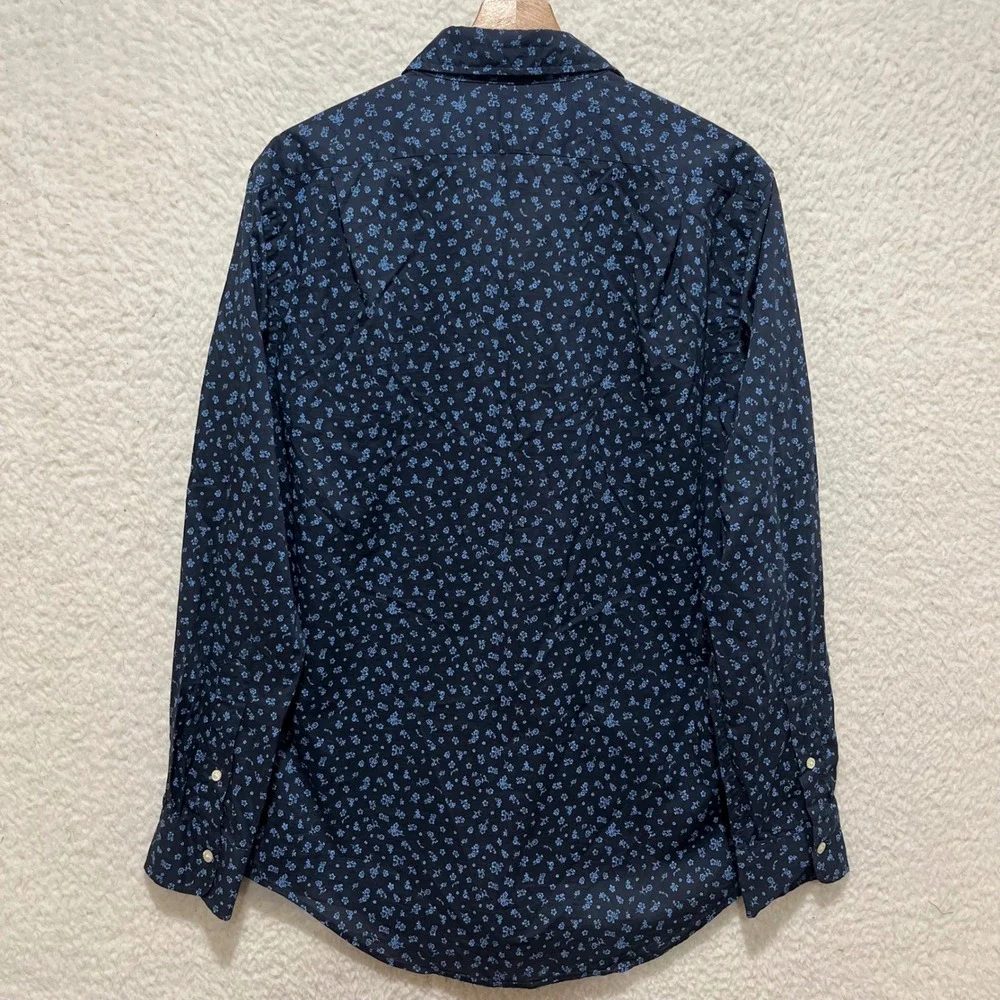 Polo Ralph Lauren Mens Slim‎ Fit Floral Print Button Down Shirt Size Medium